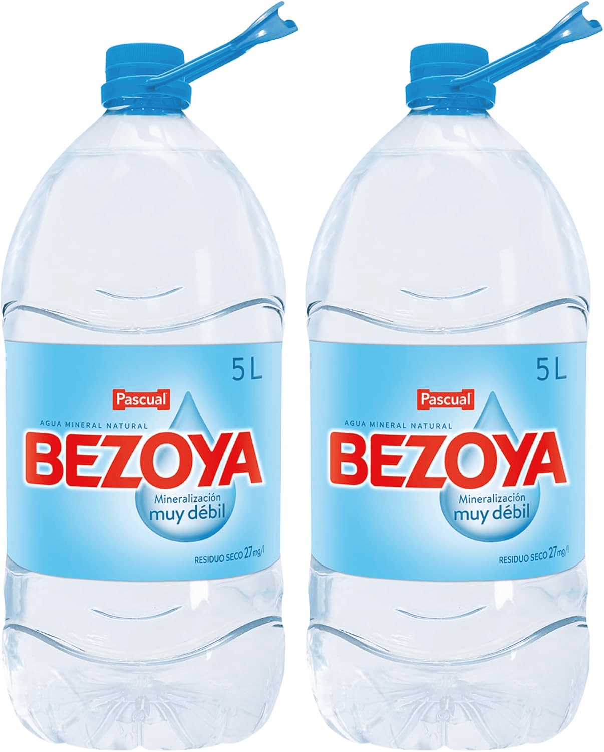 Pascual ▫️ Bezoya - Água mineral - Água muito fracamente mineralizada - Decanter de 5 L