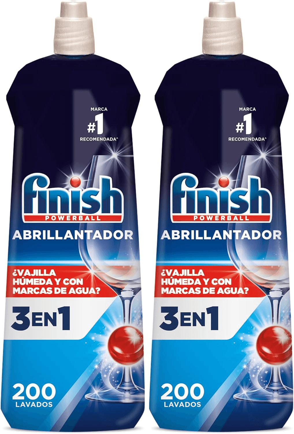 Finish ▫️ Gel Lavagem na Máquina de Lavar Loiça, loiça seca, brilhante e sem riscos - 200 lavagens,