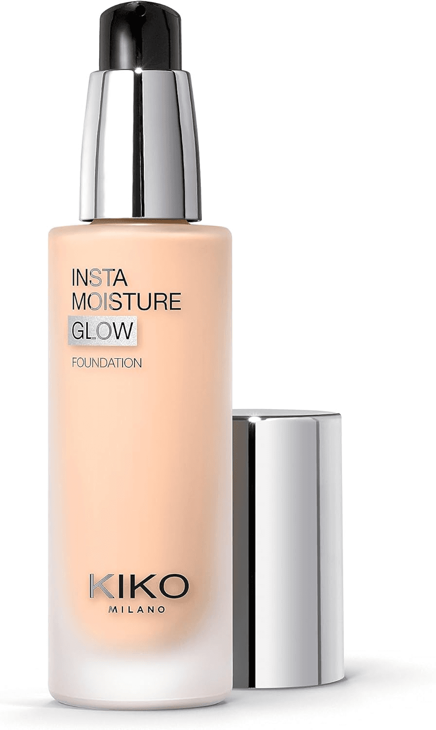 Kiko Milano ▫️ Instamoisture Glow Foundation 07, base fluida hidratante com um acabamento luminoso
