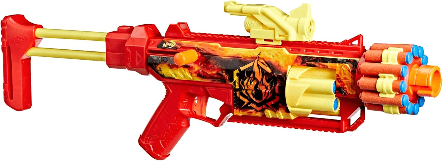 Nerf ▫️ Equipamento lançador FlareFusion e 18 dardos N1