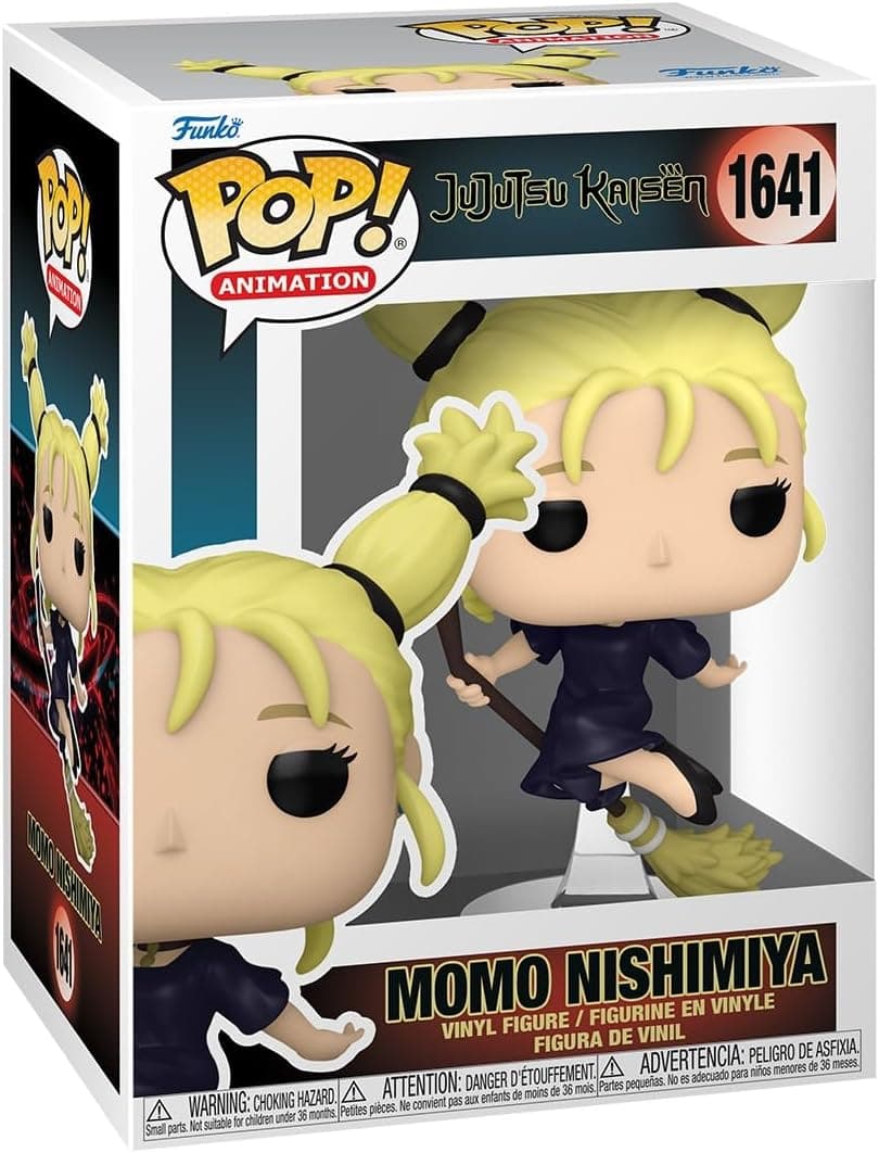 Funko ▫️ Pop! Animação: JJK - Momo Nishimiya - Jujutsu Kaisen - Figura de Vinil Colecionável - Ideia para presente - Mercadoria Oficial - Brinquedos para Crianças e Adultos - Fãs de Anime