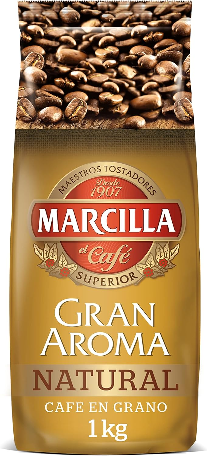 Marcilla ▫️ Marcílio Café em Grão Grande Aroma | Natural | 1000g