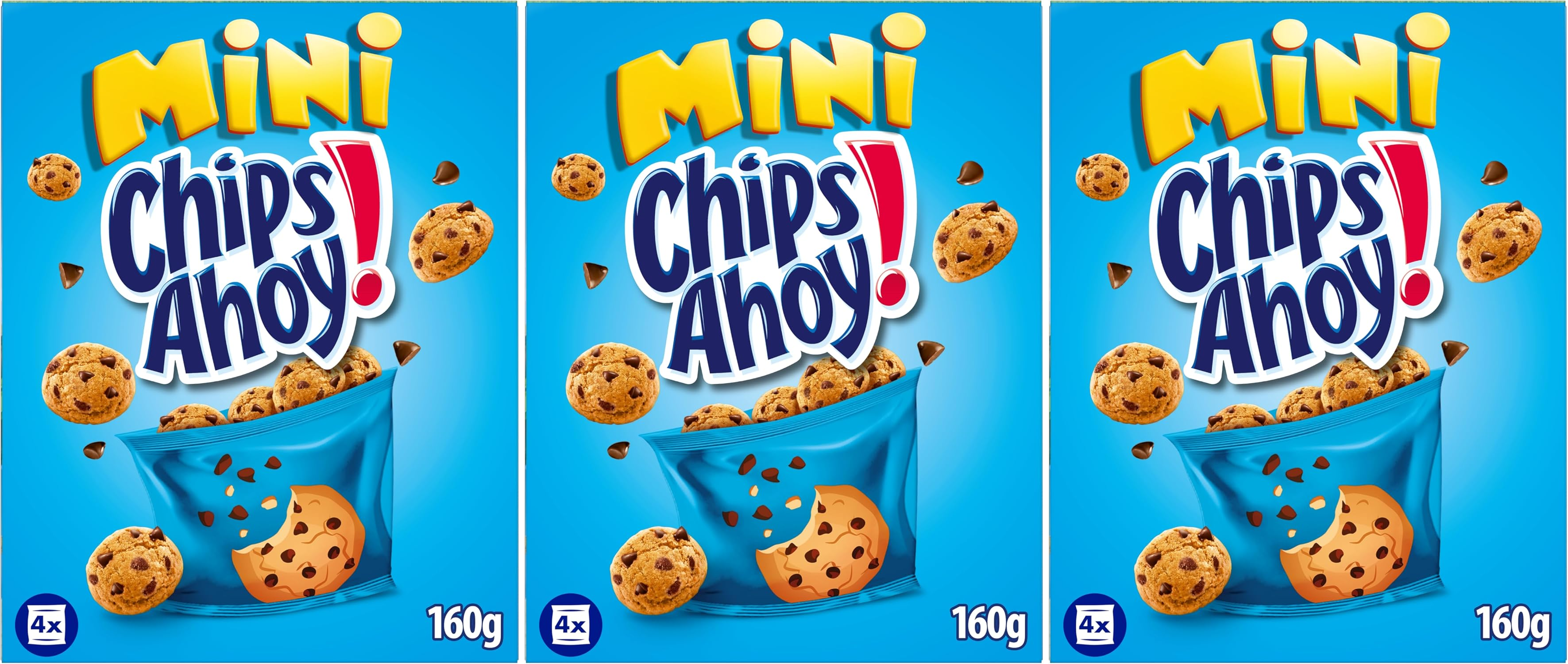 Chips Ahoy! ▫️ Chips Ahoy Mini Cookies, pepitas de chocolate doce, 160g