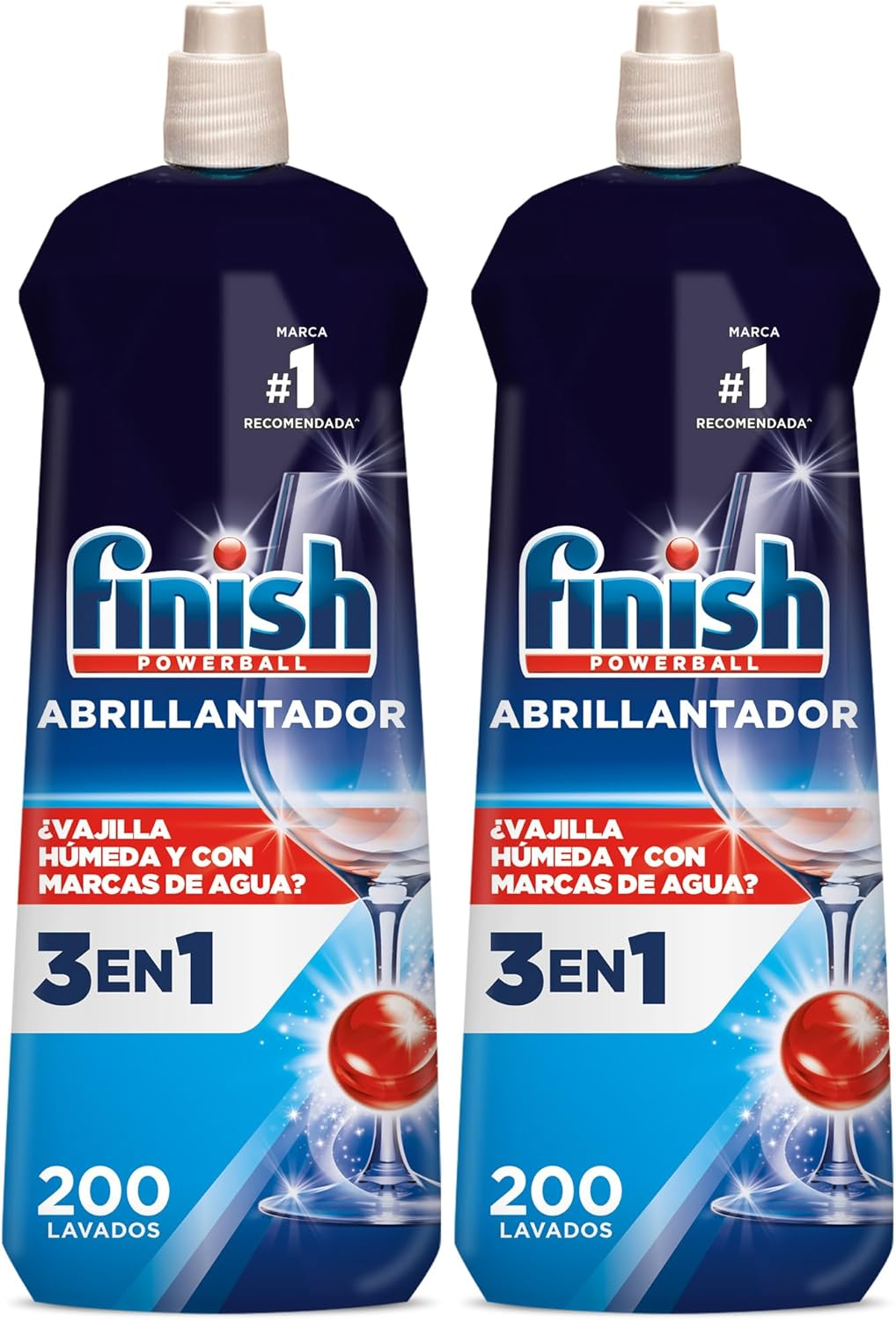 Finish ▫️ Gel Lavagem na Máquina de Lavar Loiça, loiça seca, brilhante e sem riscos - 200 lavagens,