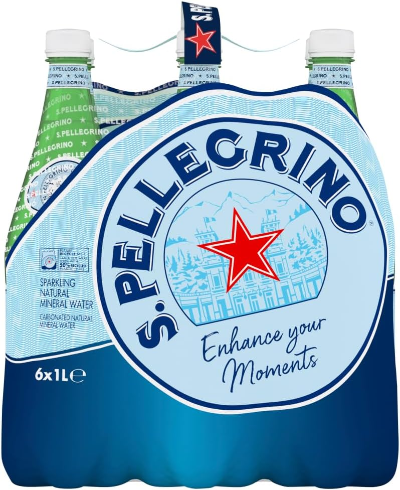 San Pellegrino ▫️ Água com gás 6 x 1L