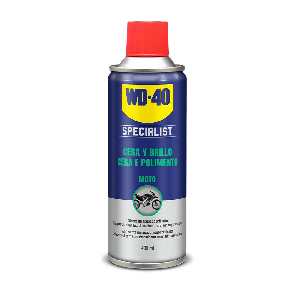 WD-40 ▫️ Specialist Motorbike - Cera e Brilho - Spray 400ml