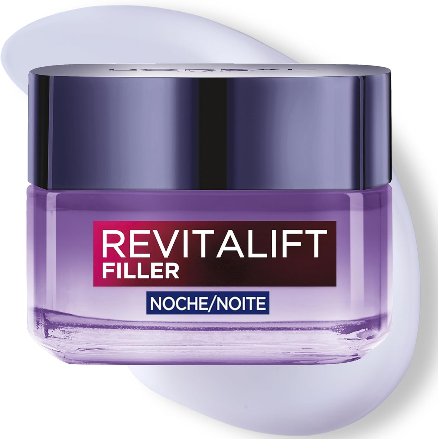 L'Oreal Paris ▫️ L'Oréal Paris Revitalift Filler Creme de Noite Revitalizante, Anti-Rugas e Volume, Anti-Idade, Com Ácido Hialurónico, 50 ml