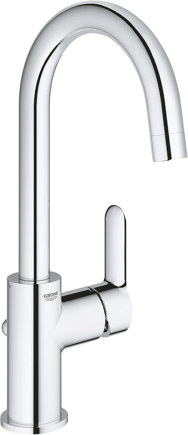 GROHE ▫️ 23760000 Misturadora de lavatório, BauEdge, válvula automática, cromada, L