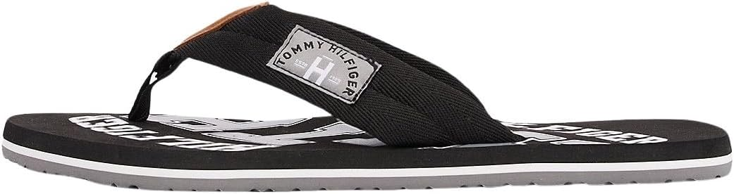 Tommy Hilfiger ▫️ Chinelos Essential TH Beach Sandal Sapatos de natação para homem