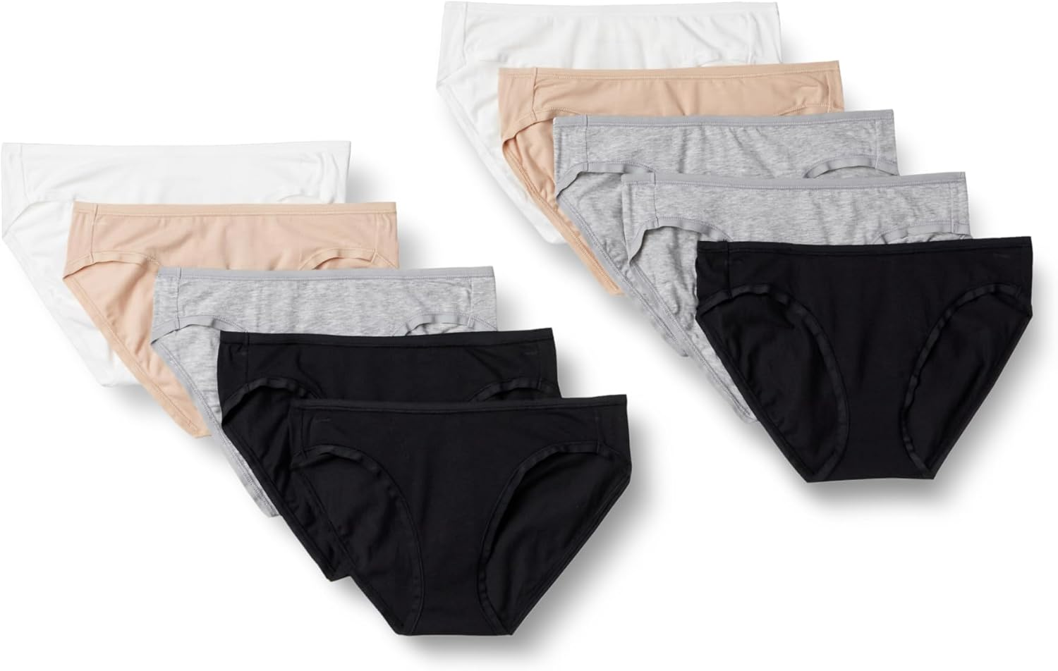 Amazon Essentials ▫️ Calcinhas de biquíni de algodão para mulheres (disponível em tamanhos grandes)