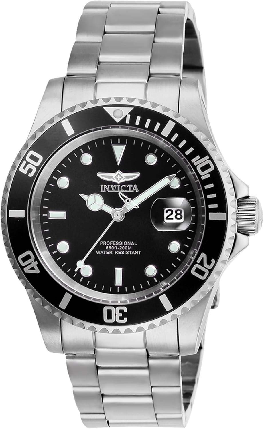 INVICTA ▫️ Relógio de Quartzo Pro Diver em Aço Inoxidável para Homem - 40 mm