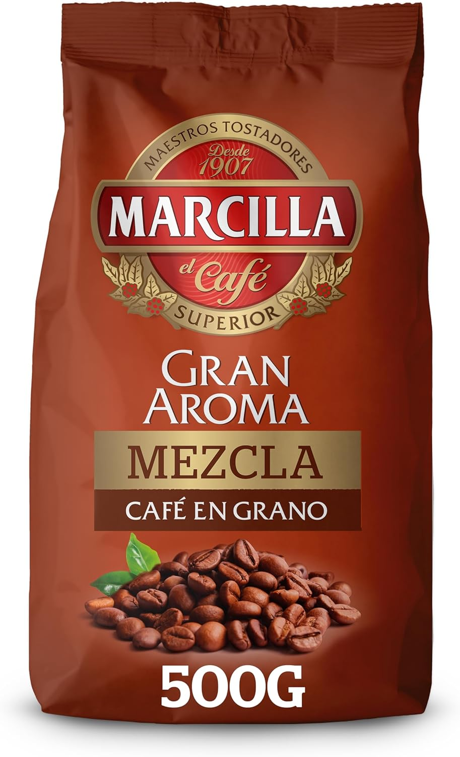 Marcilla ▫️ Café Gran Aroma em Grão | Blend | 500g