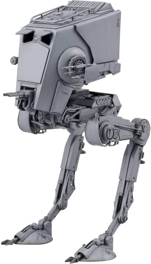 Revell ▫️ GmbH 01202/1202 Bandai 01202 1202 1:48 at-ST Plastic Model Kit Star Wars Stormtrooper, Multicolor, 1/48