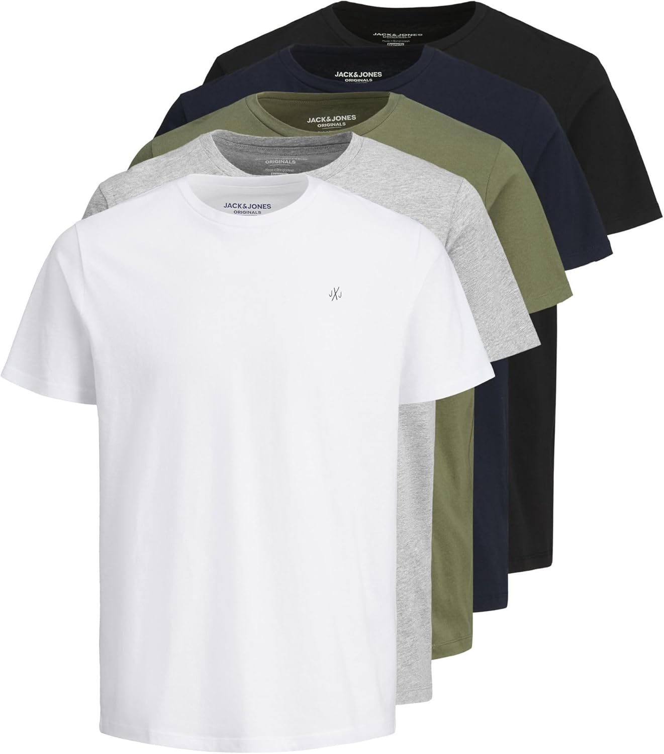 JACK & JONES ▫️ T-Shirt T-Shirt com decote em O liso