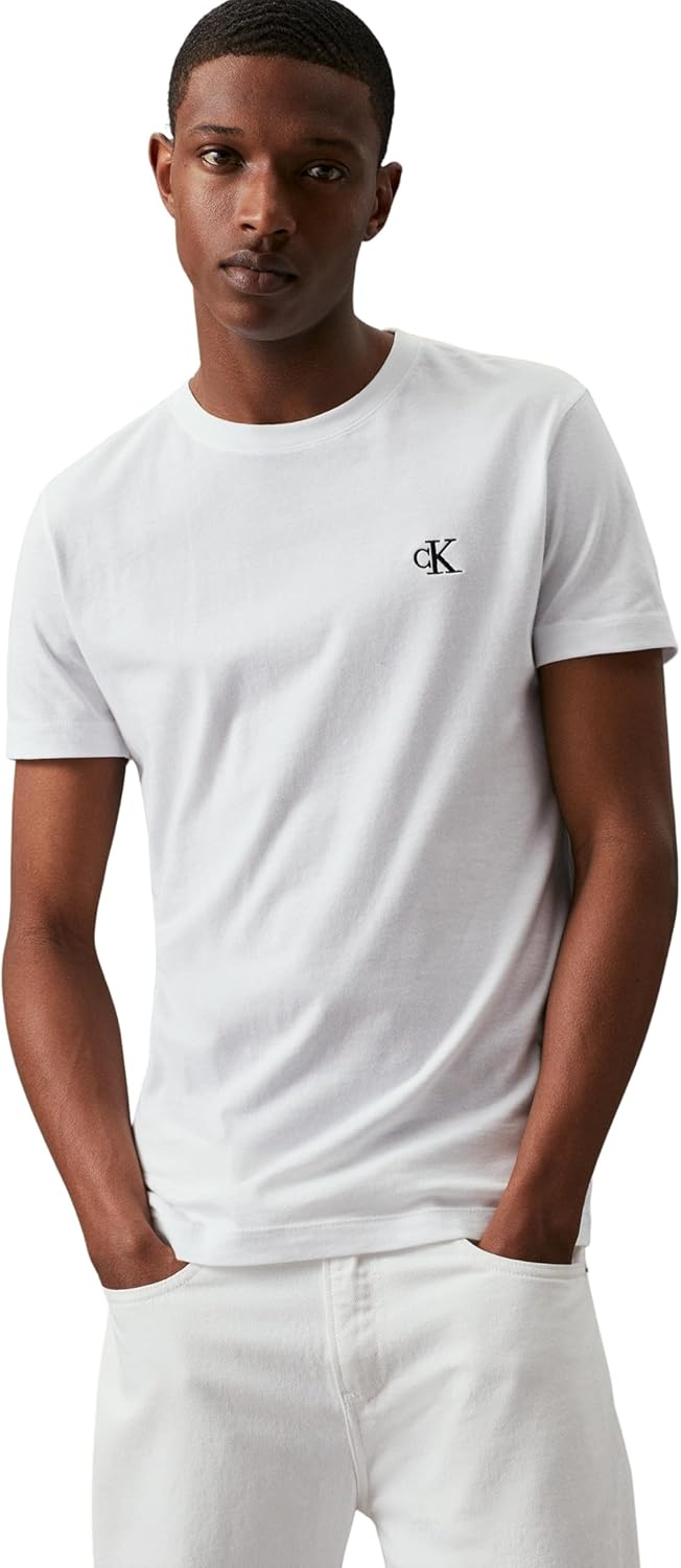 Calvin Klein ▫️ Cotton Classics Multipack T-Shirts com gola redonda Roupa interior (conjunto de 3) Homem