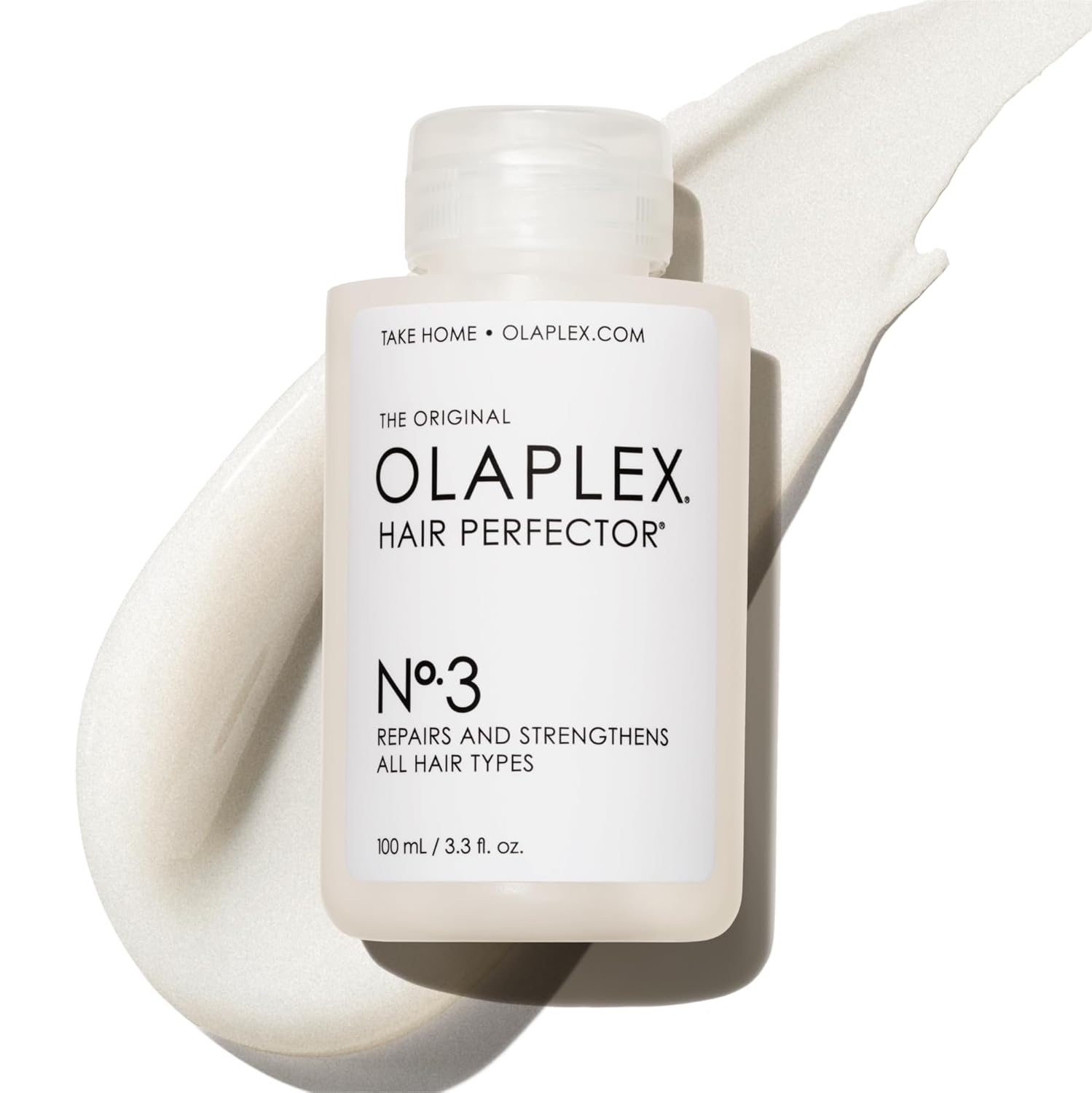 Olaplex No 3 Hair Perfecting Treatment, Máscara Hidratante Reparadora, Para Cabelos Danificados, Secos ou com Pontas Espigadas, Sem Sulfatos e Parabenos, 100ml
