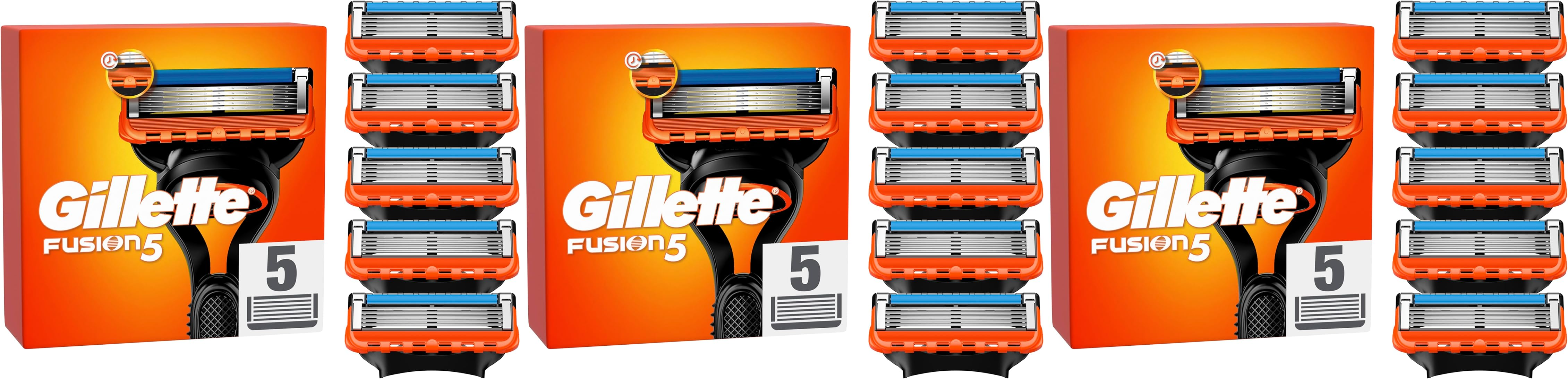 Gillette ▫️ Fusion 5 Blade Men's Razor Blades, 5 unidades de lâminas de substituição ()