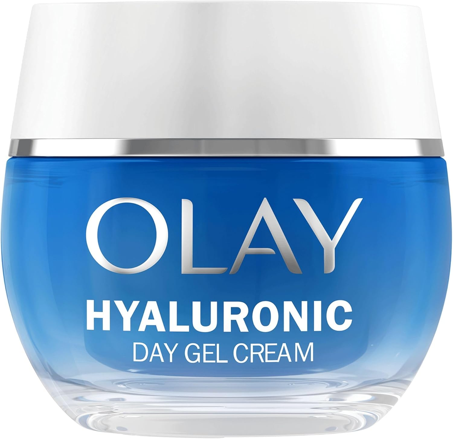 Olay ▫️ Hyaluronic Acid Moisturising Day Cream Gel, com Niacinamida e Vitamina B5. Cuidado hidratante da pele: preenche, suaviza e hidrata, 50 ml