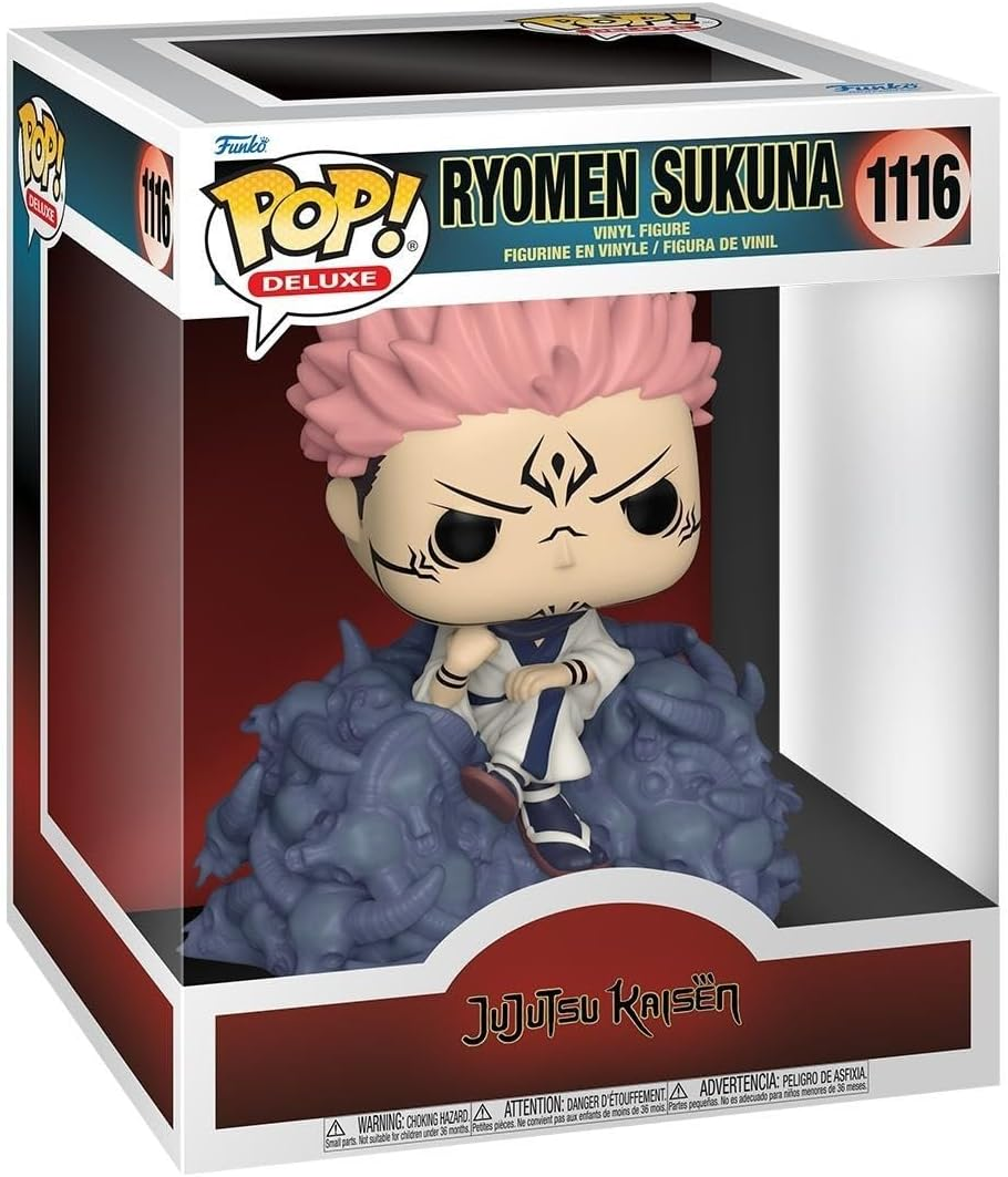 Funko ▫️ POP! Deluxe: Jujutsu Kaisen - Sukuna - Miniaturas para colecionar - Ideia para prenda - Artigos oficiais - Brinquedos para crianças e adultos - Fãs de Anime