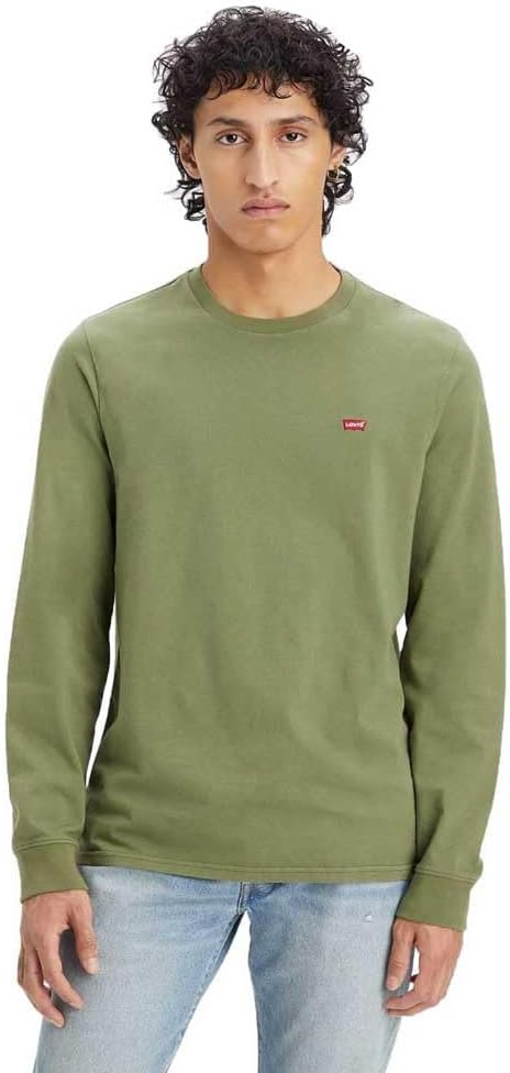 Levi's ▫️ T-shirt de manga comprida Original Housemark T-shirt para homem
