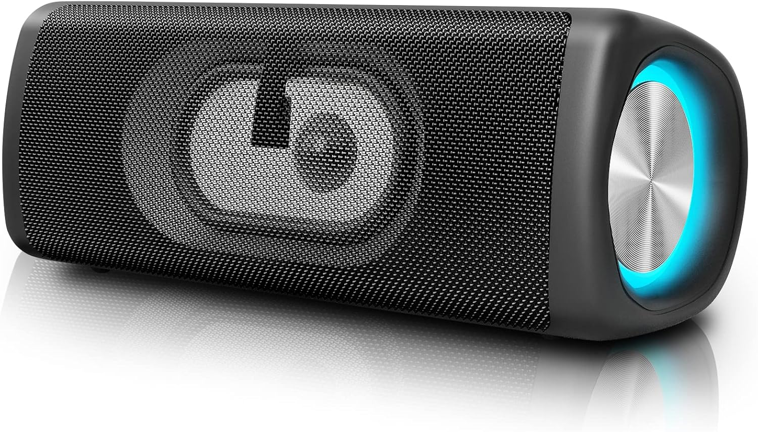 Nictiv ▫️ Altifalante portátil Bluetooth 20W, altifalante à prova de água (IP67), som estéreo, luz LED, altifalante Bluetooth 5.0 e mãos-livres, até 10 horas de reprodução, para campismo