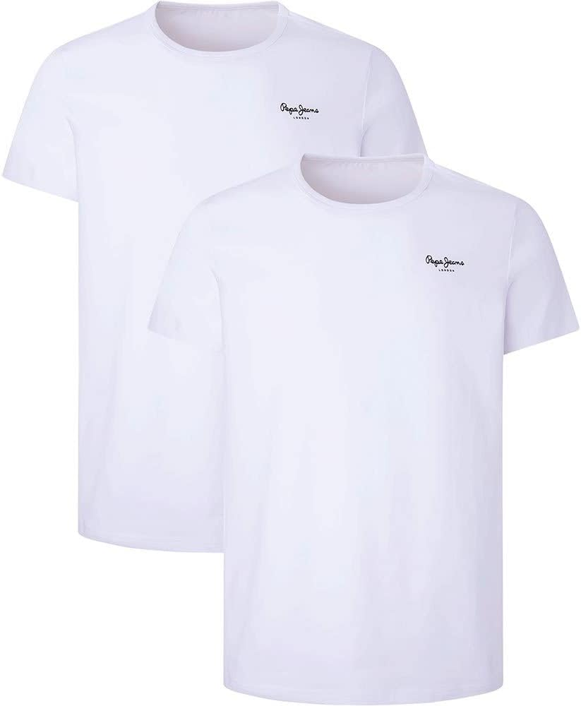 Pepe Jeans ▫️ Pepe Tshirt 2p Roupa interior de homem (Conjunto de 2)
