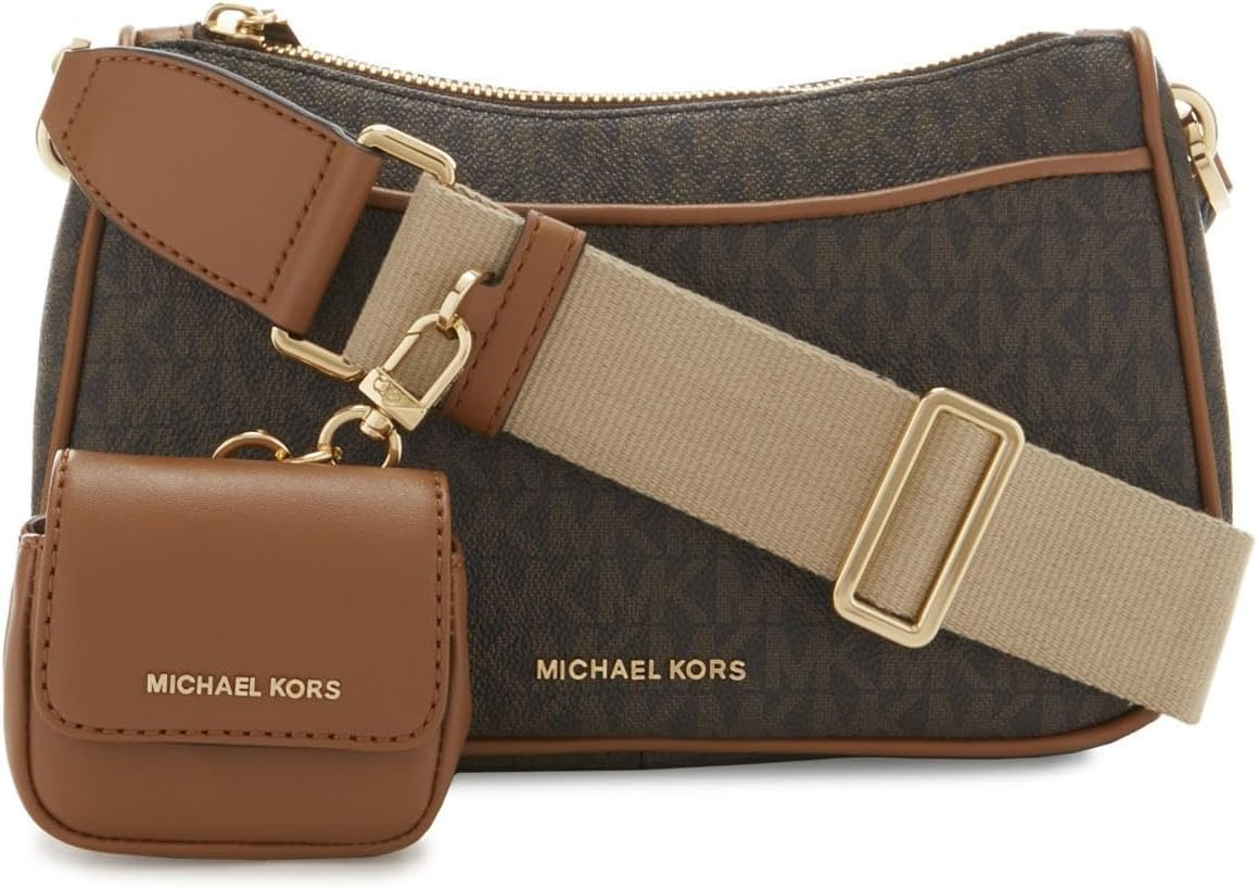 Michael Kors ▫️ 32S3GJ6C8B-252 MD TZ PCH XBODY W/STRAP Women BRN/ACORN Tamanho único