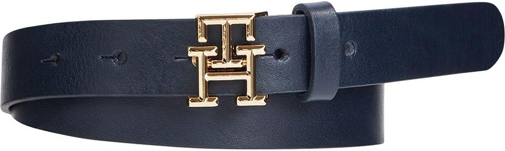 Tommy Hilfiger ▫️ Cinto para mulher TH Logo 2.5 Cinto em pele