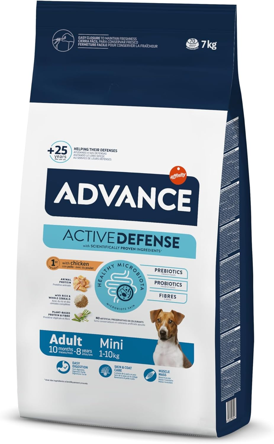 Advance ▫️ Mini Adult Chicken, Alimento para Cães Adultos de Raça Pequena com Frango, 7kg