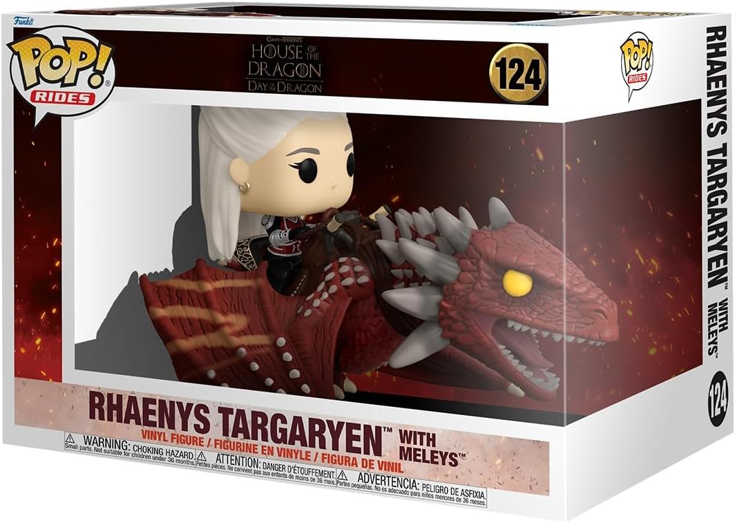 Funko ▫️ Pop! Rides Deluxe: HOTD - House of The Dragon - Figura de Vinil Colecionável - Ideia para Prenda - Mercadoria Oficial - Brinquedos para Crianças e Adultos - Fãs de TV - Bonecas Coleccionáveis