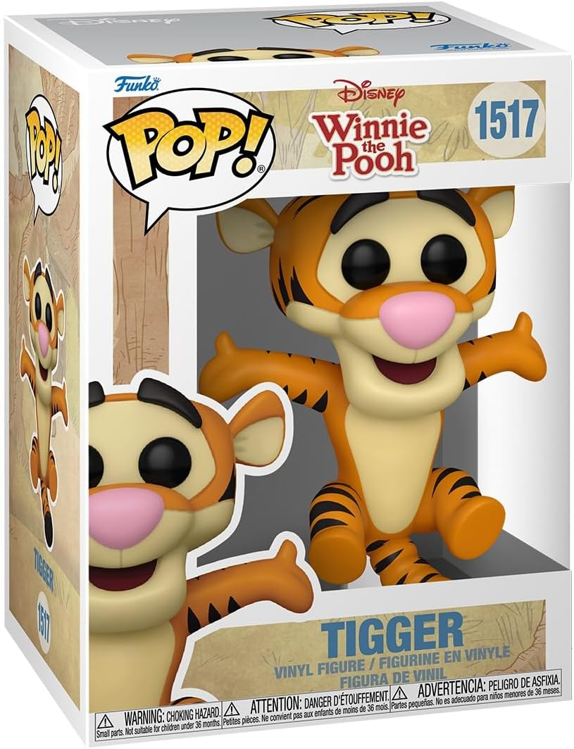 Funko ▫️ Pop! Disney: WTP - Tigre - Winnie The Pooh - Figura de Vinil Colecionável - Ideia para presente - Mercadoria Oficial - Brinquedos para Crianças e Adultos - Fãs de TV - Bonecas Coleccionáveis