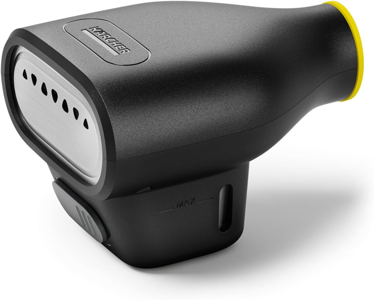 Karcher ▫️ O ferro a vapor vertical Kärcher permite-lhe alisar e arrefecer todas as peças de vestuário e têxteis domésticos comuns que possam ser passados a ferro. Acessório original para as máquinas de limpeza a vapor Kärcher.