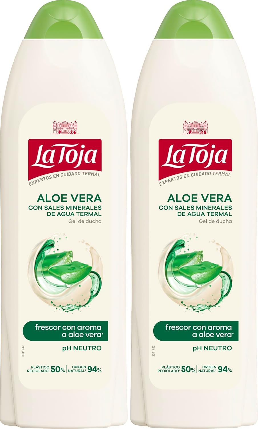 La Toja ▫️ Gel creme de duche Aloé Vera, cuidado ideal para todos, pele macia, elástica e suave, 600 ml