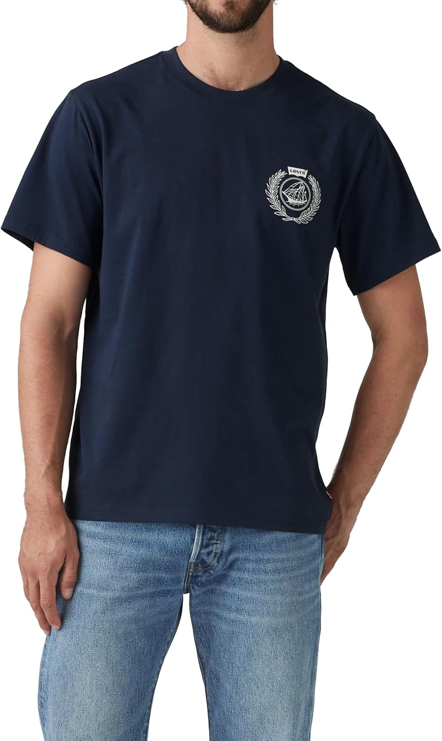 Levi's ▫️ Ss Relaxed Fit Tee T-Shirt para homem, logótipo vintage moderno