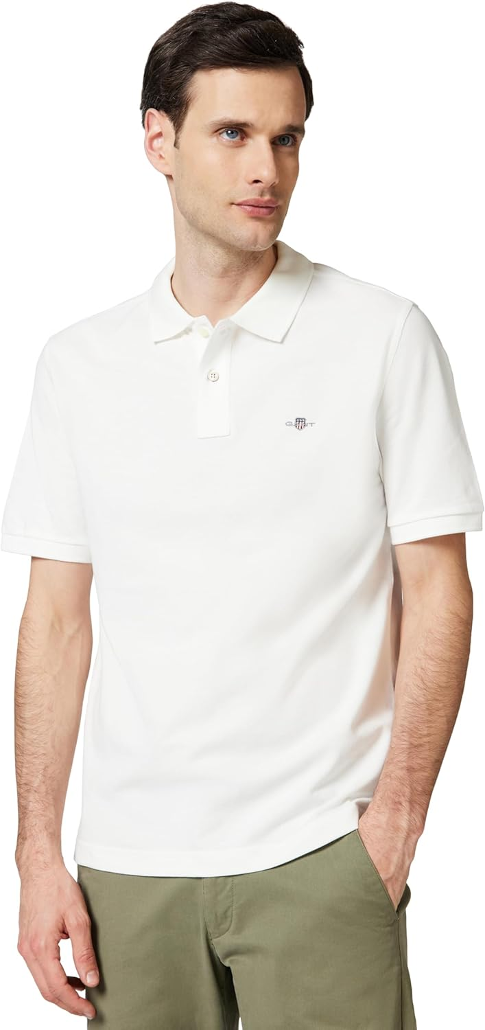 GANT ▫️ Polo Reg Emb Archive Shield Polo para homem