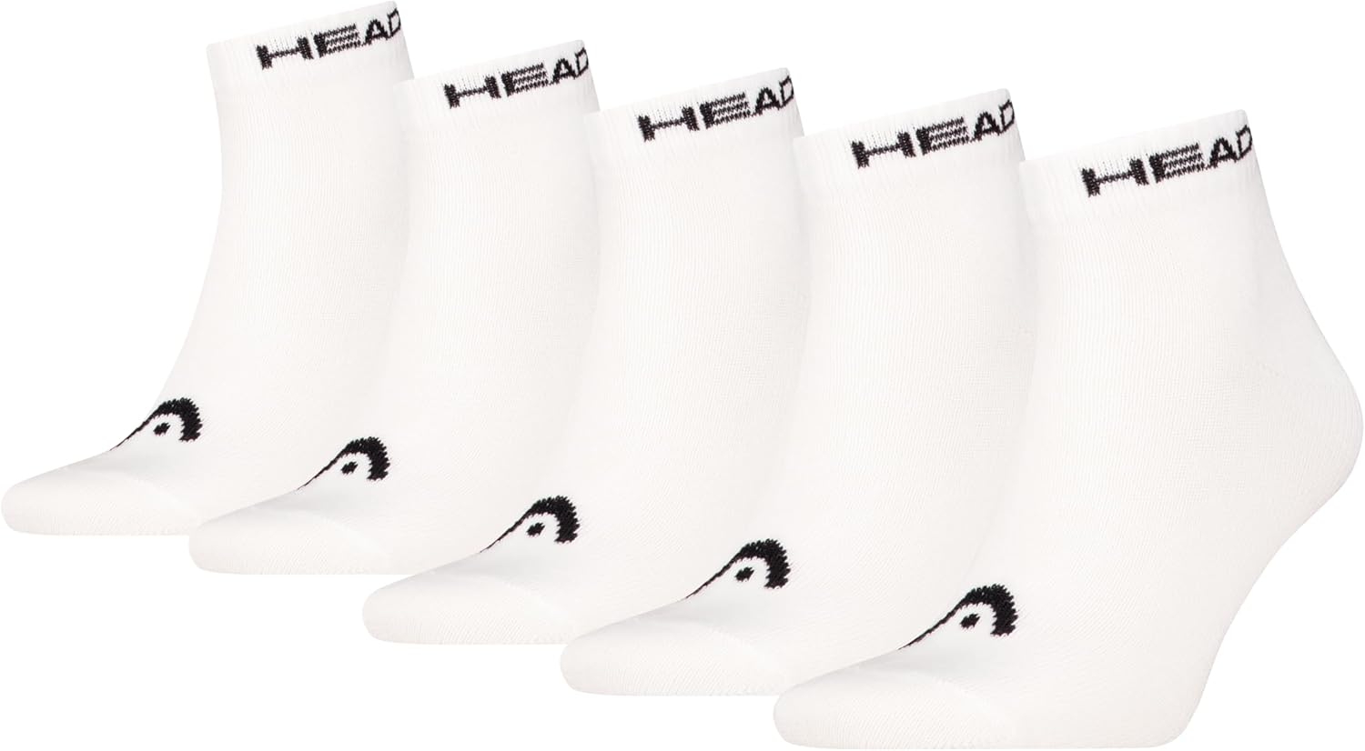 HEAD ▫️ Quarto de adulto unissexo All Sports (pacote de 5)