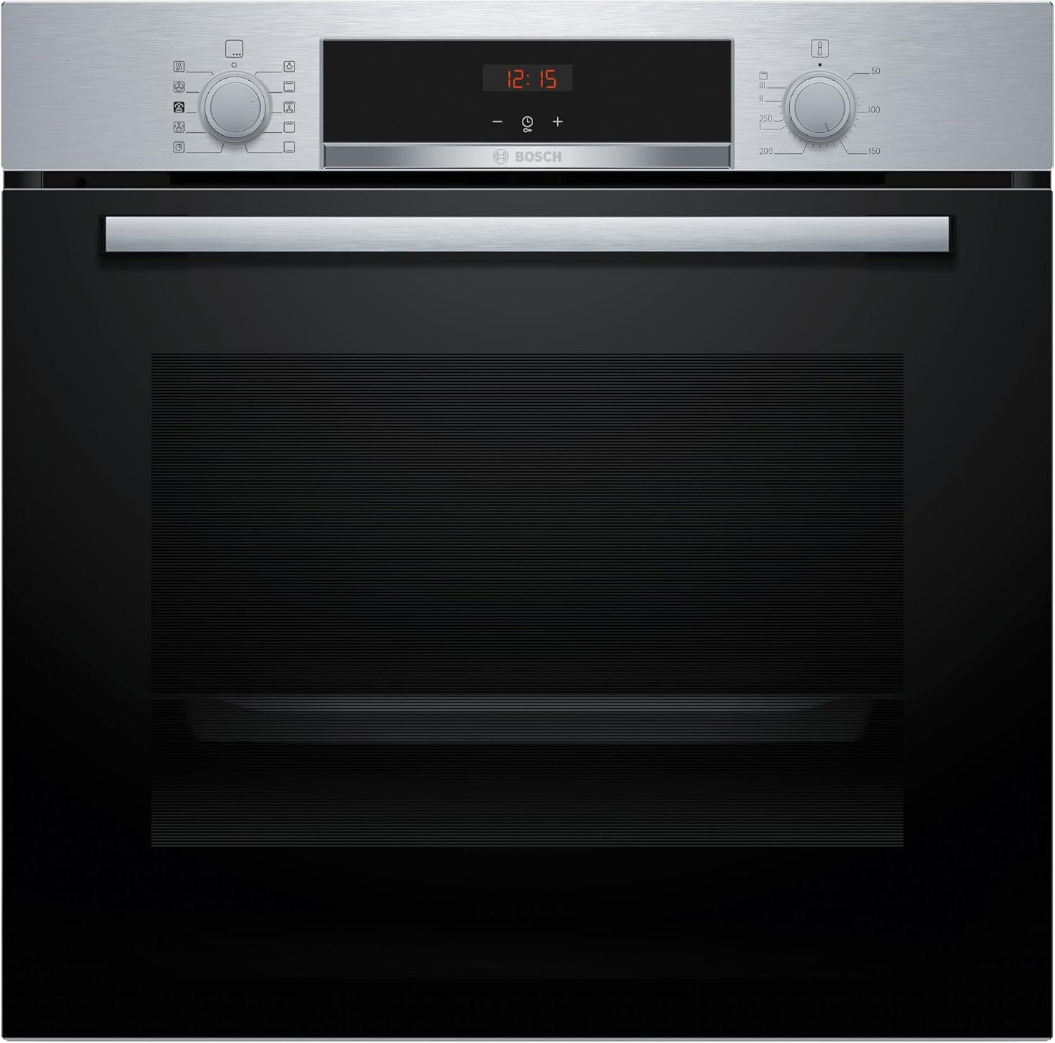 Bosch ▫️ Forno multifunções com vapor adicional, Série 4, 60 cm. de largura, 3D Hotair, Aço, HQA514ES3