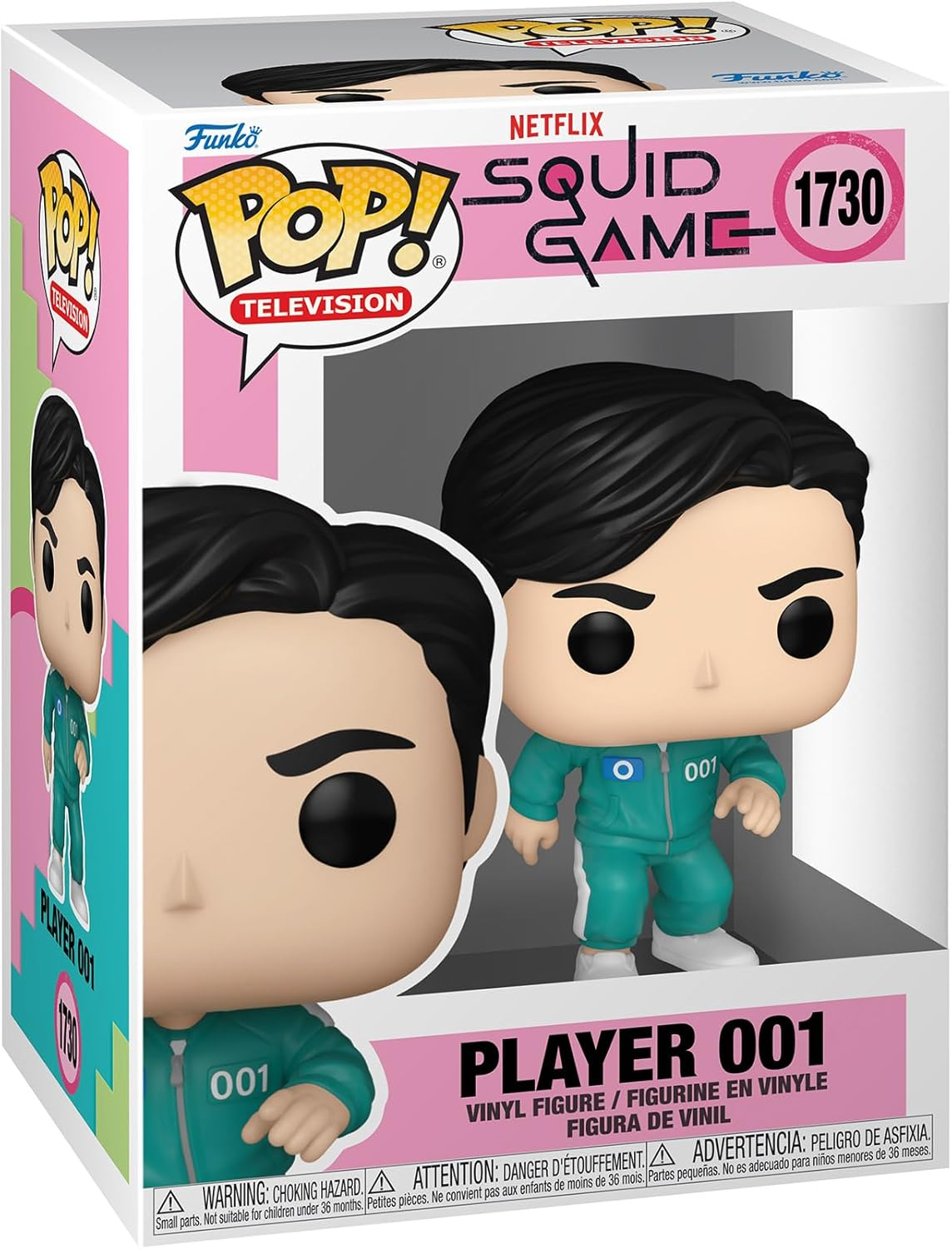 Funko ▫️ Pop! TV: Jogo da Lula S3- Jogador 001 - Jogo da Lula - Figura de Vinil Colecionável - Ideia para Prenda - Mercadoria Oficial - Brinquedos para Crianças e Adultos - Fãs de TV