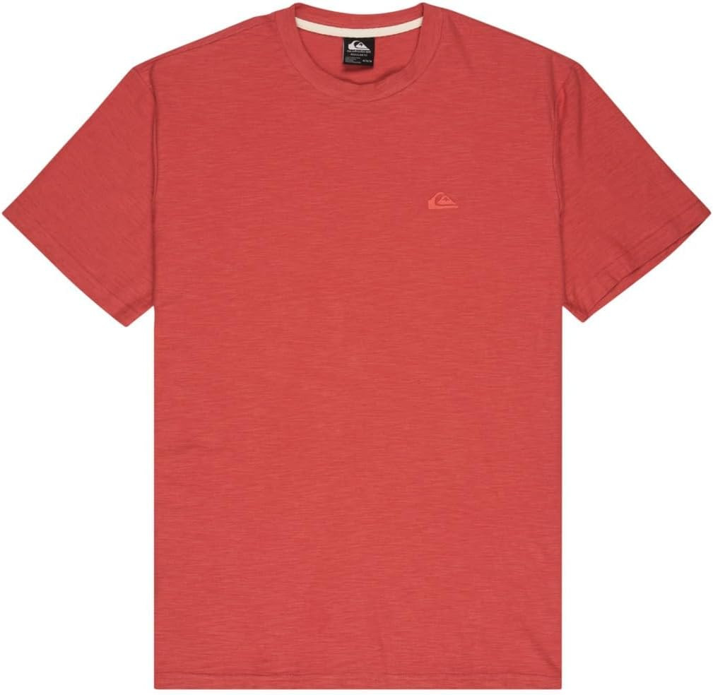 Quiksilver ▫️ T-shirt Slub de gola redonda para homem