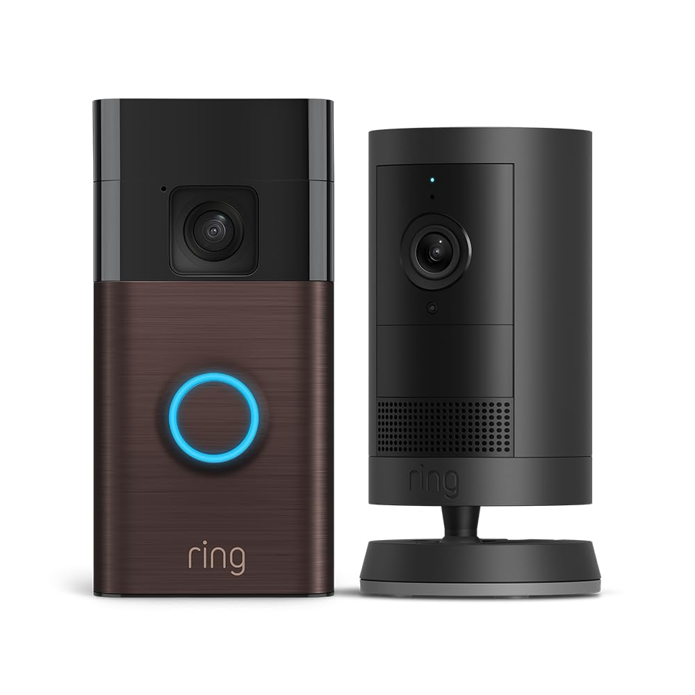 Ring ▫️ Novidade : Câmara exterior Plus com bateria (30 dias grátis Home) + Videovigilância com bateria (2024) I 30 dias grátis Home