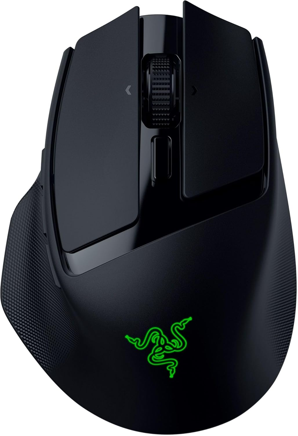 Razer ▫️ Basilisk Mobile - Rato para jogos sem fios ergonómico e portátil - AI Prompt Master - Sensor Focus X de 18K (conetividade de modo triplo, até 105 horas, interruptores de rato Gen-3) Preto