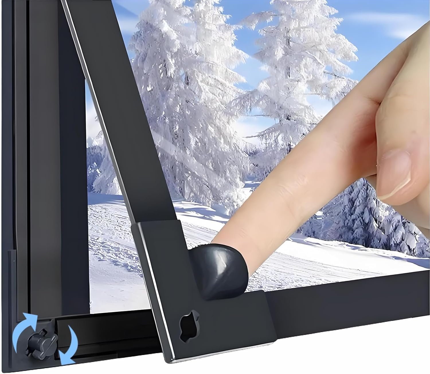 Wenbones ▫️ Película de isolamento para janelas Mellroom, película de isolamento para janelas, proteção contra o frio, cortina de isolamento, cortina de proteção térmica, película de proteção térmica, película de proteção térmica (100*125cm)