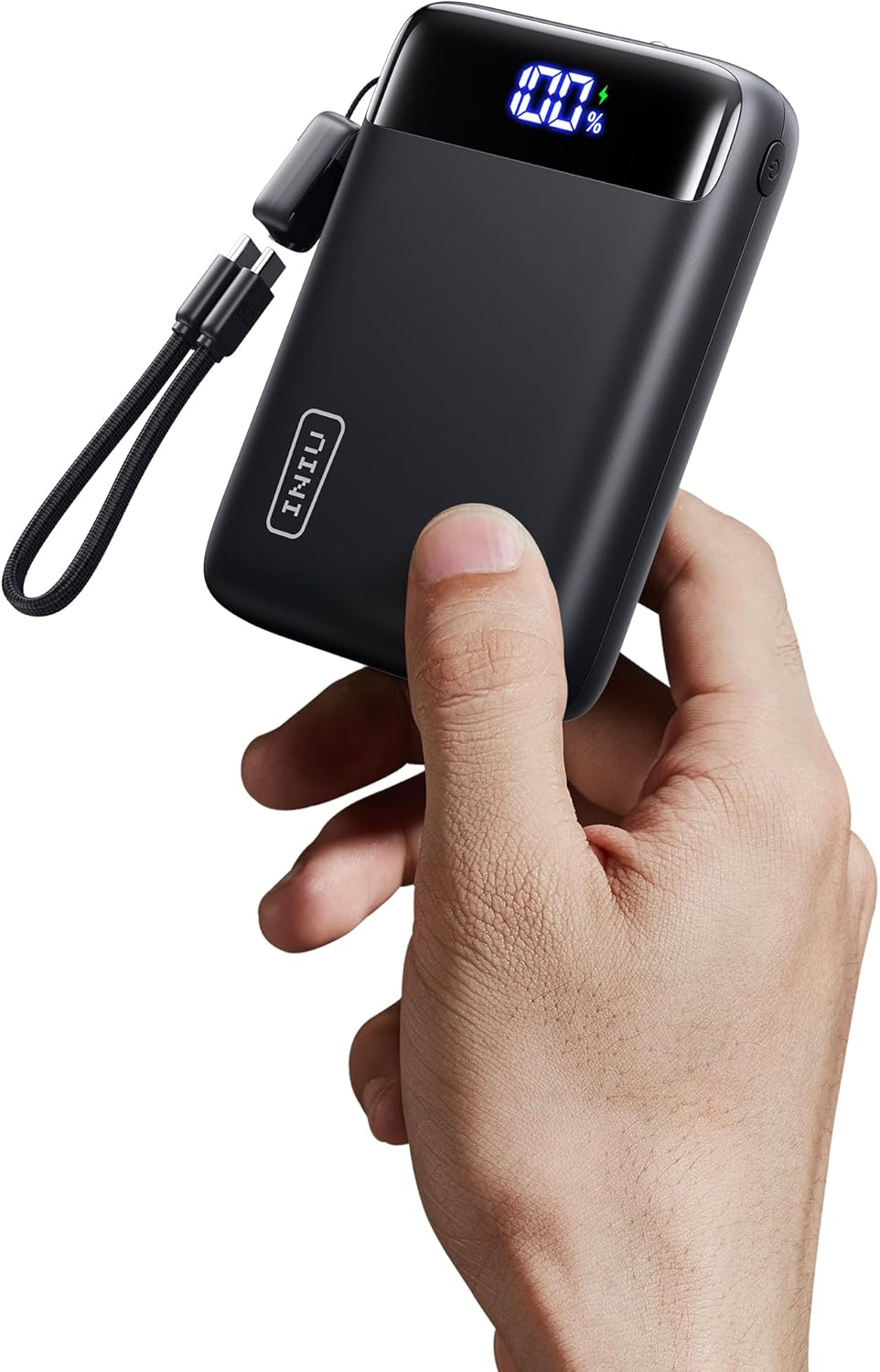 INIU ▫️ Banco de potência bateria externa ultra pequena de 20000mAh 22,5W PD3.0 QC4.0, bateria portátil com entrada e saída USB C, banco de potência compatível com iPhone 17 16 15 14 Pro MAX Plus, Samsung, Xiaomi