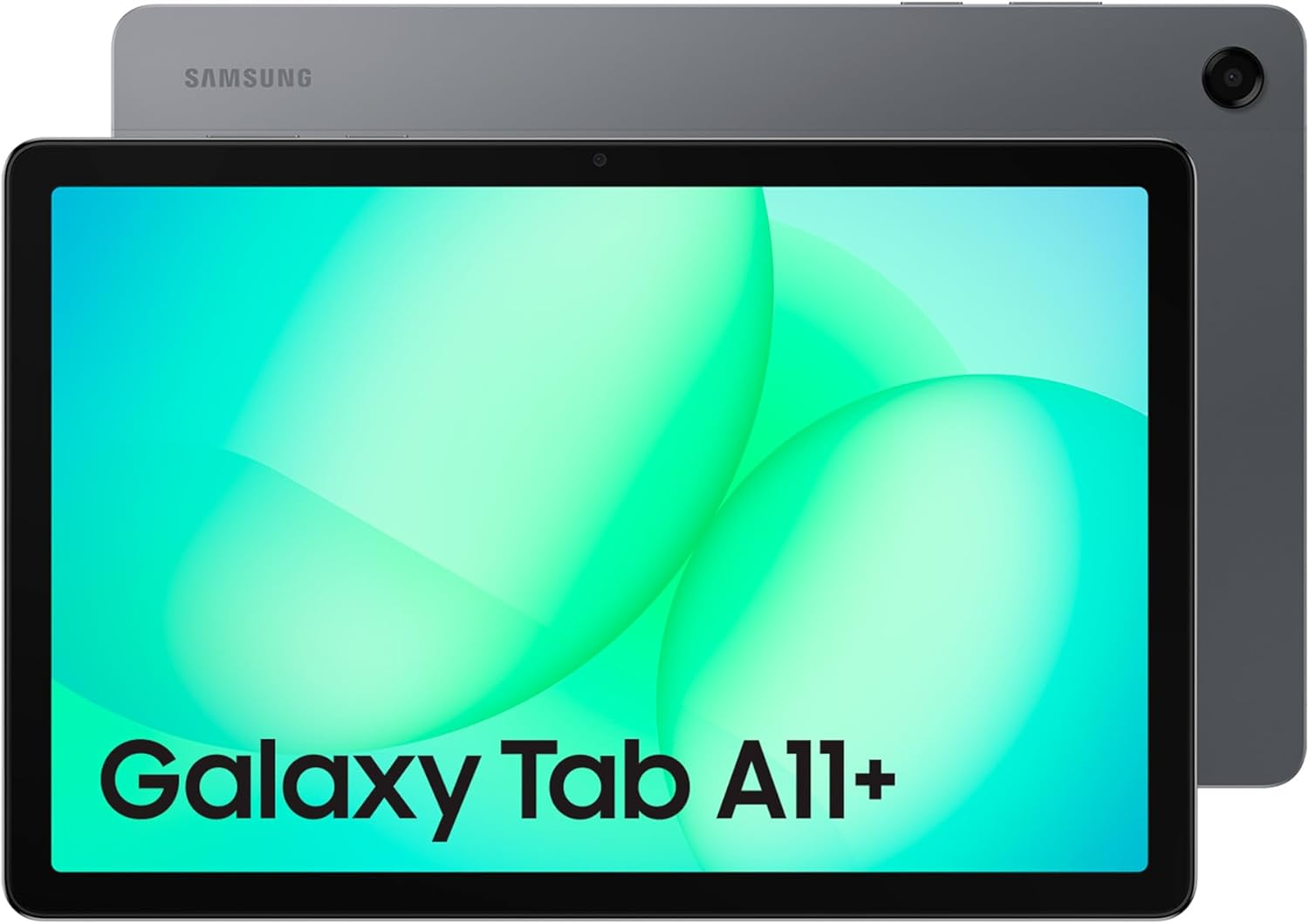 Samsung ▫️ Galaxy Tab A11+ 256 GB, tablet com IA, ecrã de 11" com 90 Hz, 8 GB de memória, altifalantes Quad Dolby, 3 anos + 1 ano de garantia extra, cinzento (versão em inglês)